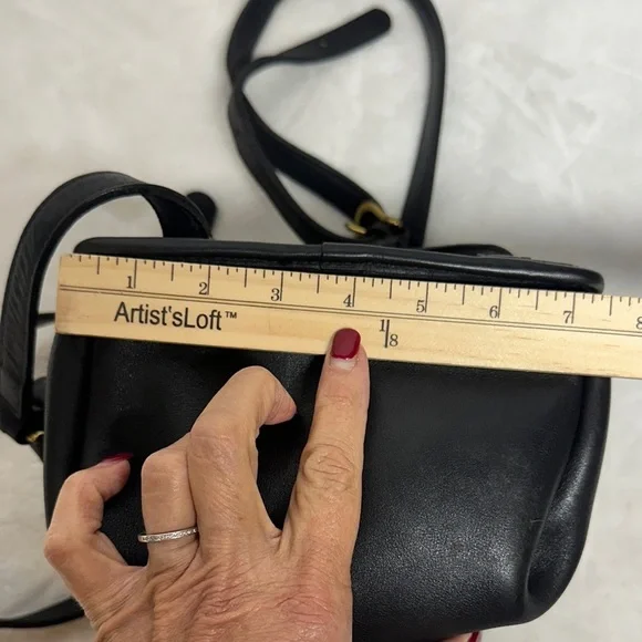 Coach Mini Leather Backpack Glove Tan Turn Lock Vintage Brass hardware - Picture 11 of 16